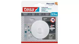 TESA 77781 lubų kabliukas su sukamuoju žiedu Baltas 1 vnt.