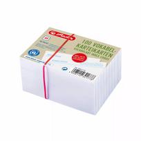 Herlitz 50041152 indeksinės kortelės, 100 vnt., 200 g/m², baltos, su linijomis