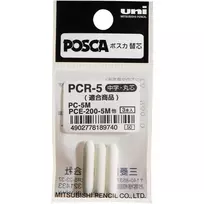 Antgaliai markeriui POSCA UNI PC-5M 3x – atsarginiai antgaliai PC-5M markeriams, 3 vnt.