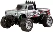 Radijo bangomis valdomas monstrų sunkvežimis Amewi DieCast 1:64 RTR, pilkas, mastelis 1:64