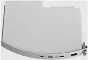 „Microsoft“ sąsajų centras „Surface Hub 3 Pack“ platinos spalvos, USB-A ir USB-C, 275×220×32 mm