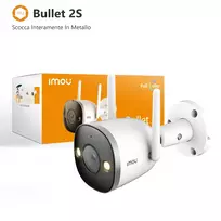 Imou Bullet 2S IP stebėjimo kamera, vidaus, laidinė ir belaidė, išorinė, CE, FCC, lubos/siena