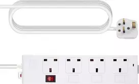 Adapteris maitinimo blokui VISION Duckhead, skirtas Apple maitinimo adapteriui, C7 figūrinis lizdas, EU CEE 7/7 Schuko kištukas, baltas