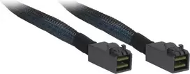 Inter-Tech vidinis SAS kabelis – SAS 12Gbit/s – 4x Mini SAS HD (SFF-8643) į 4x Mini SAS HD (SFF-8643) – 1,0 m – juodas/mėlynas (88885006)