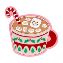 Ženkliukas LAUT MAGMOJI SILLY Sniego senis Šokoladinis Kalėdinis leidimas — įvairiaspalvis PVC ir silikonas, 1 vnt.