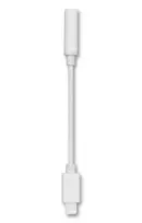 2GO 797294 Garso adapteris 3.5mm lizdas – Lightning kištukas 0,1 m Baltas