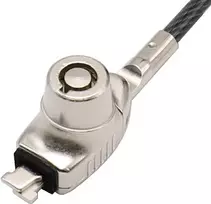 Manhattan Laptop Lock (Nano) su dviem rakteliais, 1,8 m plieninis kabelis