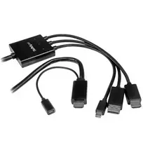 StarTech.com HDMI, DisplayPort arba Mini DisplayPort į HDMI keitiklio laidas - 2 m