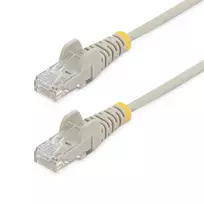 StarTech.com 2 m CAT6 laidas - plonas - su apsauga nuo užkliuvimo RJ45 jungtimis - pilkas