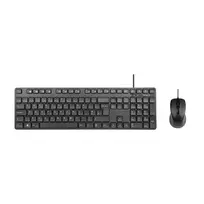 Targus AKM622FR klaviatūra su pele, USB, AZERTY, juoda