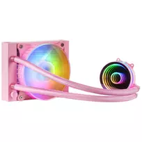 Mars Gaming ML-ONE120 Pink skystis aušintuvas CPU 200W Infinity Mirror FRGB tylus ventiliatorius universalus