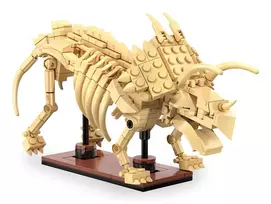 Konstruktorius Jamara CaDA Dinozauro fosilija Triceratops Bricks — 272 detalės, nuo 8 metų