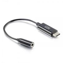 C2G 54426 USB-C į 3,5 mm adapteris, 0,09 m, juodas