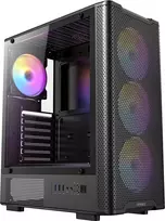 ANTEC VX-310 ARGB ATX, Micro-ATX, ITX Mid Tower Gaming PC korpusas, juodas (0-761345-10232-2)