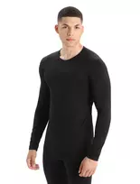 Icebreaker 200 Oasis L/S Crewe - Black