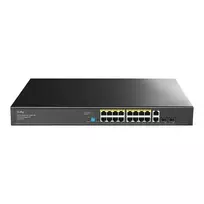 Cudy GS1018PS2 16-Port Gigabit PoE+ Switch su 2 Uplink prievadais ir 2 SFP lizdais 200W