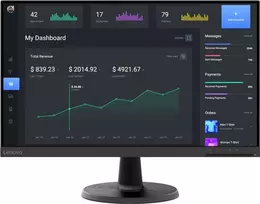 Lenovo C24-40 LED Monitorius 60.5 cm (23.8 inch) 1920 x 1080 Pikselių Full HD Juodas