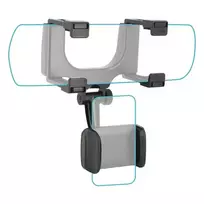 Mobilis Universal Car Rear Mirror Mount for Smartphones