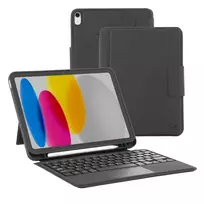 Mobilis C2 Detachable Tablet Case with French Bluetooth Keyboard and Touchpad - Black - for Apple 10.9-inch iPad (10th Generation)