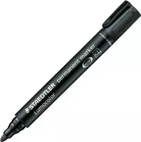 STAEDTLER Lumocolor Permanent Marker Black Round Tip 2 mm