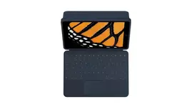 Logitech Rugged Combo 3 Touch for Education - Klaviatūra ir dėklas su jutikliniu kilimėliu - Apple Smart Connector - AZERTY - Prancūziškas - Klasikinė mėlyna - Švietimui - Skirta Apple 10.2 colių iPad