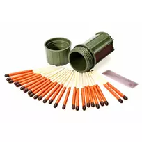 UCO Stormproof Matches Waterproof Capsule – 25 vandeniui atsparių degtukų su kapsule