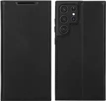 dbramante1928 Oslo Flip Case for Mobile Phone - Polyurethane (PU), Plastic - Black - for Samsung Galaxy S22 Ultra