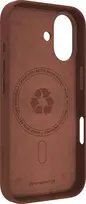 dbramante1928 Roskilde Back Cover for Mobile Phone - MagSafe Compatible - Genuine Leather - Dark Tan - for Apple iPhone 17