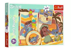 TREFL PUZZLE Dėlionė 200 dalių Muzikinis pasaulis Lilo ir Stitch Trefl 13304