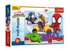 TREFL PUZZLE Dėlionė – 30 – Drąsusis Spidey – Spidey ir Jo Draugai – Marvel – Trefl 18322