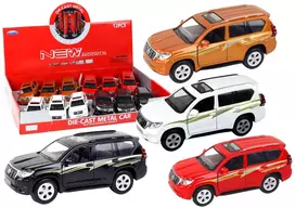 LEAN TOYS Metal Car 12 cm Sound Effects Light Various Colors