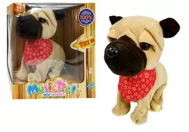 LEAN TOYS Interactive Dog On a Leash Barks Wags Tail Sensors