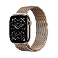 Apple Watch 11 MF8Y4ET/A 42mm titano išmanusis laikrodis, auksinis Milanese loop