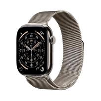 Apple Watch Series 11 MF8P4ET/A 42mm GPS+Cellular titano laikrodis, Milanese loop