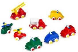 Viking Toys Mini Chubbies Gelbėjimo Automobiliai