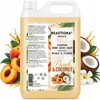 Putojantis muilas su persikų ir kokosų kvapu, 5 l