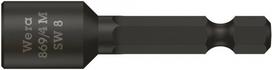 Galvutė 1/4`` magnetinė 869/4 M, SW , Wera