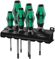 Atsuktuvų komplektas 367/6 Torx HF, Wera