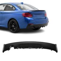 Performance Galinio bamperio Difuzorius skirtas BMW F22 / F23 (216 / 218) su M Pack, juodas blizgus