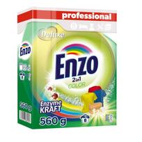 DELUXE Enzo Professional 2in1 milteliai spalvotiems skalbiniams x8 560g