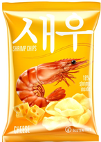 SHRIPS krevečių užkandis su sūrio skoniu 50g