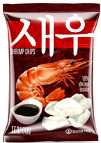 SHRIPS krevečių užkandis su Teriyaki skoniu 50g