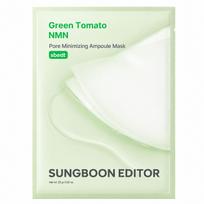 SUNGBOON EDITOR Green Tomato NMN Pore Minimizing Ampoule Sheet Mask 23g