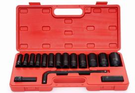 SMŪGINIŲ GALVUČIŲ RINKINYS 1/2" 10–32 mm, 16 DALIŲ KD11755