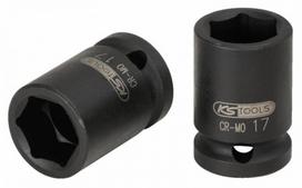 1/2" šešiakampė smūginė galvutė, trumpa 32mm, KS Tools
