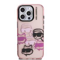 Karl Lagerfeld IML Multi K AND CH Heads Case for Apple iPhone 16 Pro