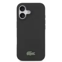 Lacoste Iconic Petit Pique MagSafe Case + Wallet for iPhone 17 in Black