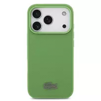 Lacoste Iconic Petit Pique MagSafe Case + Wallet for iPhone 17 Pro in Green