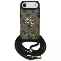 GUESS 4G Big Logo Cord Stap Crossbody Bag for iPhone Air, brown