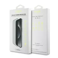 GUESS 2.5D Privacy Screen Protector for iPhone 16 Pro, Black